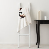 猫おっちょこちょいの野球の投手 シェルパブランケット (インサイチュ)