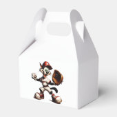 猫おっちょこちょいの野球の投手 フェイバーボックス (裏面サイド)