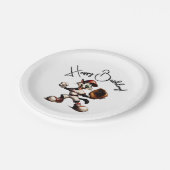 猫おっちょこちょいの野球の投手 ペーパープレート (アングル)