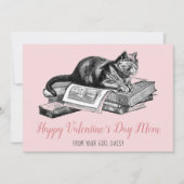 猫おもしろいからのバレンタイン シーズンカード (正面)