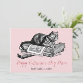 猫おもしろいからのバレンタイン シーズンカード (スタンド正面)