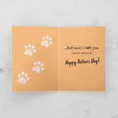 猫おもしろいからの父の日 – 私はあなたを所有 カード (内部)