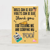 猫おもしろいから来たかわいい黄色いお父さんの日 カード (正面)