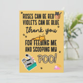 猫おもしろいから来たかわいい黄色いお父さんの日 カード (スタンド正面)