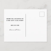 猫おもしろいかわいい誕生日はがき ポストカード (裏面)