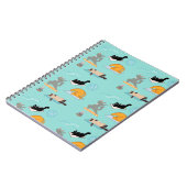 猫おもしろいがヨガに ノートブック (左側)