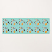 猫おもしろいがヨガに ヨガマット (裏面(横))