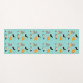 猫おもしろいがヨガに ヨガマット (正面(横))