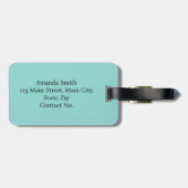 猫おもしろいがヨガに ラゲッジタグ (裏面横)