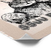 猫おもしろいが欲しい ポスター (角)