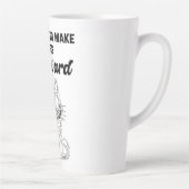 猫おもしろいが気まずい カフェラテマグ (右)