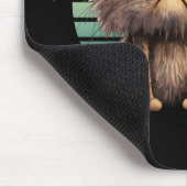 猫おもしろいが黙って君を判断する マウスパッド (コーナー)