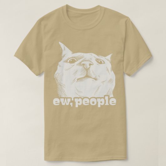 猫おもしろいたち Tシャツ (デザイン正面)