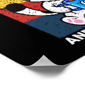 猫おもしろいとコーヒーが好きで、3人くらいかな ポスター (角)