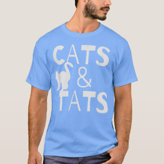 猫おもしろいとタッツ猫好き入れ墨アーティスト木 Tシャツ