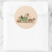 猫おもしろいと犬、ルイ・ウィンのかわいいヴィンテージ ラウンドシール (バッグ)