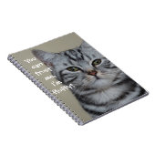 猫おもしろいのキャプション私はフワフワ ノートブック (右側)