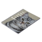 猫おもしろいのキャプション私はフワフワ ノートブック (左側)