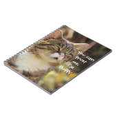 猫おもしろいのキャプション私はフワフワ ノートブック (左側)
