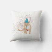 猫おもしろいのパーティー クッション (裏面)