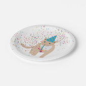 猫おもしろいのパーティー ペーパープレート (アングル)