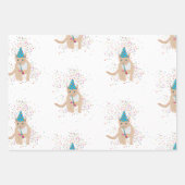 猫おもしろいのパーティー ラッピングペーパーシート (正面)