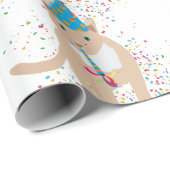 猫おもしろいのパーティー ラッピングペーパー (ロールコーナー)