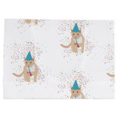 猫おもしろいのパーティー ラージペーパーバッグ (裏面)