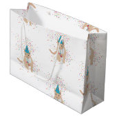 猫おもしろいのパーティー ラージペーパーバッグ (正面アングル)