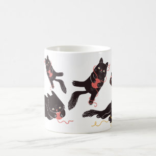 猫おもしろいの世界 コーヒーマグカップ