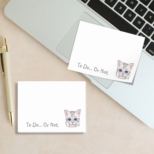 猫おもしろいの仕事 ポストイット