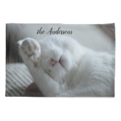 猫おもしろいの写真を追加 枕カバー (裏面)