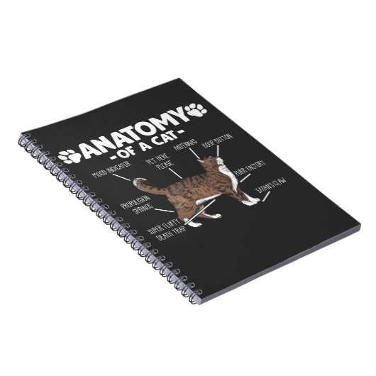 猫おもしろいの可愛い子猫恋人の飼い主の構造 ノートブック (右側)