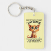 猫おもしろいの嫌み キーホルダー (正面)