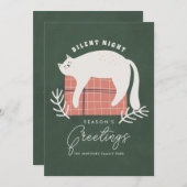 猫おもしろいの季節の挨拶 シーズンカード (正面/裏面)