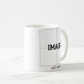 猫おもしろいの母親愛猫写真と猫の名前 コーヒーマグカップ (正面右)