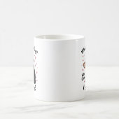 猫おもしろいの退職引用文退職した猫の日 コーヒーマグカップ (中央)