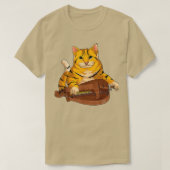 猫おもしろいの遊痛いゴーディカッコいいギフト Tシャツ (デザイン正面)