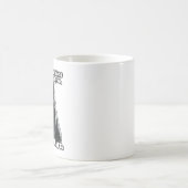 猫おもしろいの飼い主や子猫に対する不機嫌なミーム コーヒーマグカップ (中央)