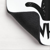 猫おもしろいの黒猫 マウスパッド (コーナー)