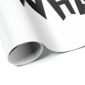 猫おもしろいの黒猫 ラッピングペーパー (ロールコーナー)