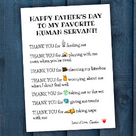 猫おもしろいの「かわいいハッピーパパのデイカード」 シーズンカード