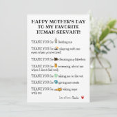 猫おもしろいの「かわいいハッピーマザーデイカード」 シーズンカード (スタンド正面)