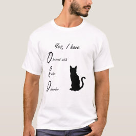 猫おもしろいのTシャツに取り付かれる Tシャツ