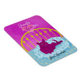 猫おもしろいはバレンタインが大好きパーソナライズされた マグネット (右側)