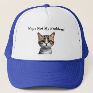 猫おもしろいは僕の問題を言わない キャップ