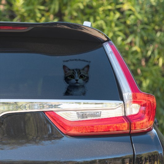 猫おもしろいは僕の問題を言わない シール (車体側面)