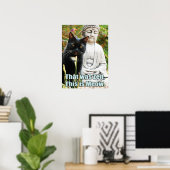 猫おもしろいは – 禅だ、これはニャー ポスター (ホームオフィス)