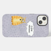 猫おもしろいを歌う iPhoneケース (裏面横)