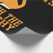 猫おもしろいを飼い家父長制Tシャツを潰す ラッピングペーパー (角)